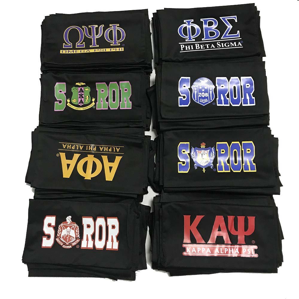 Wholesale Custom sorority Fraternity Clothing's Logo Plastisol Heat Transfers Sticker Screen printing film transfers