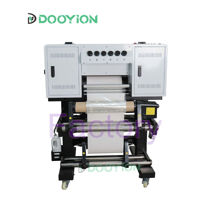 MANUFACTURER UPGRADE UV Dtf cup wrap A3 crystal sticker xp600 roll to roll ab film UV Printer With laminator all in one