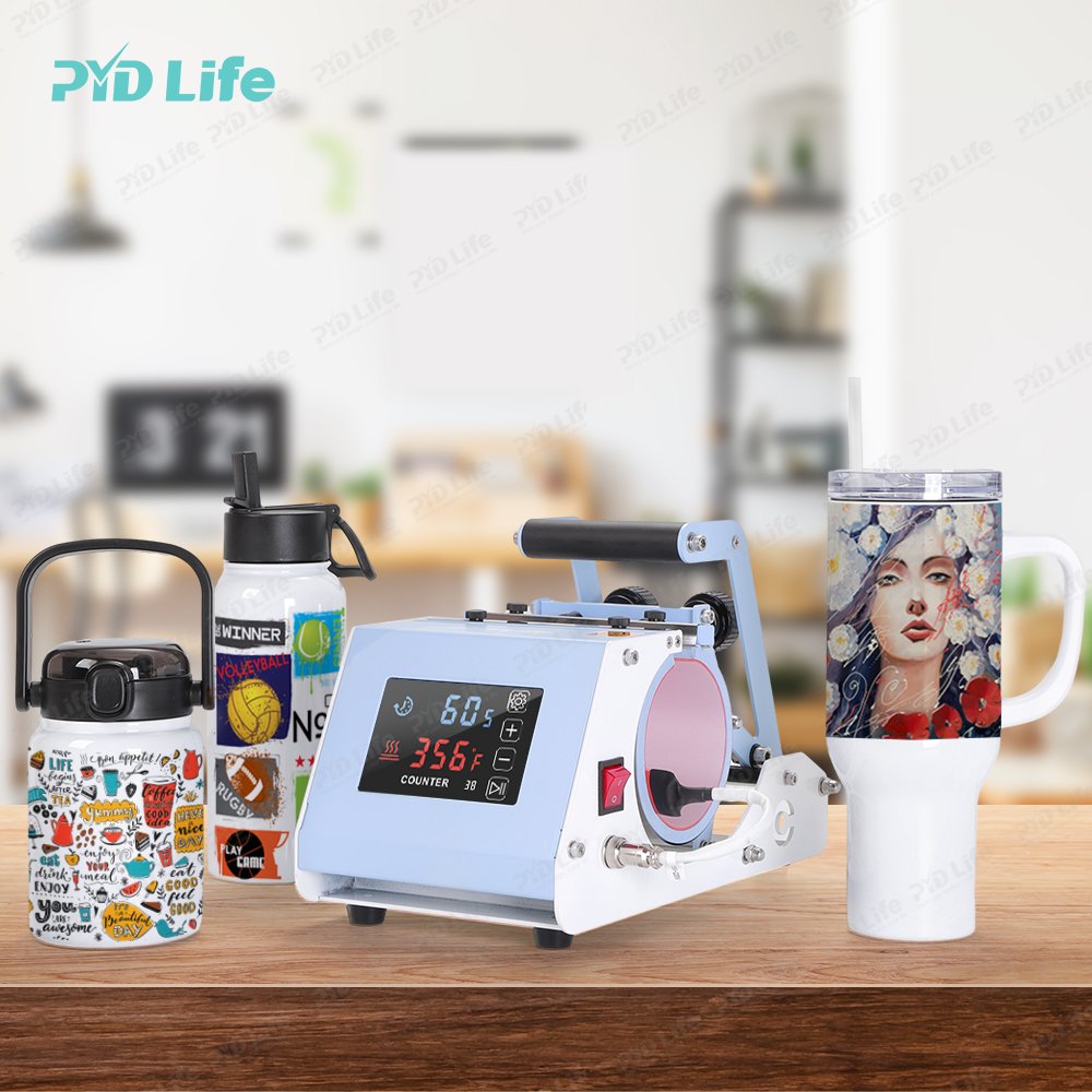 PYD Life 40oz Tumbler Press Machine Sublimation 40 Oz Mug Skinny Heat Press Transfer Printing Machine