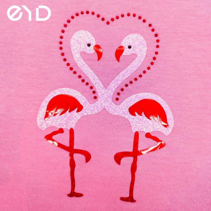 EYD Heat Transfers Customized DTF Printing Service Colorful Logo Custom Heat Transfer Vinyl Designs For T-Shirts