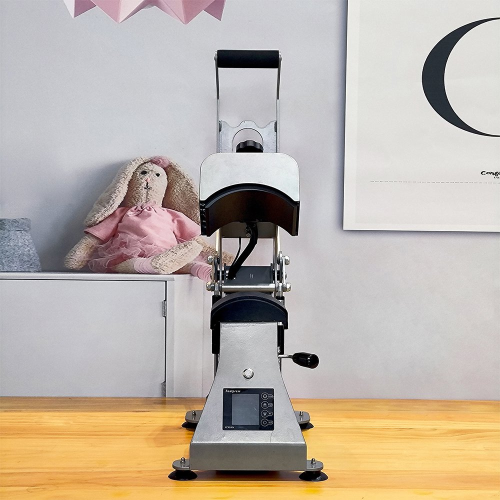 3.8 x 7 Inches Semi-auto Cap Heat Press Press Machine for Hats