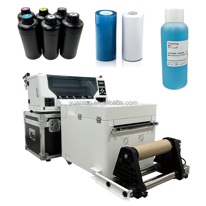 US Warehouse Dual Head A3 A2 A1 Dtf Printer 30cm 4 Heads A3 Dtg Printer T-shirt printing Digital T Shirt printing Machine