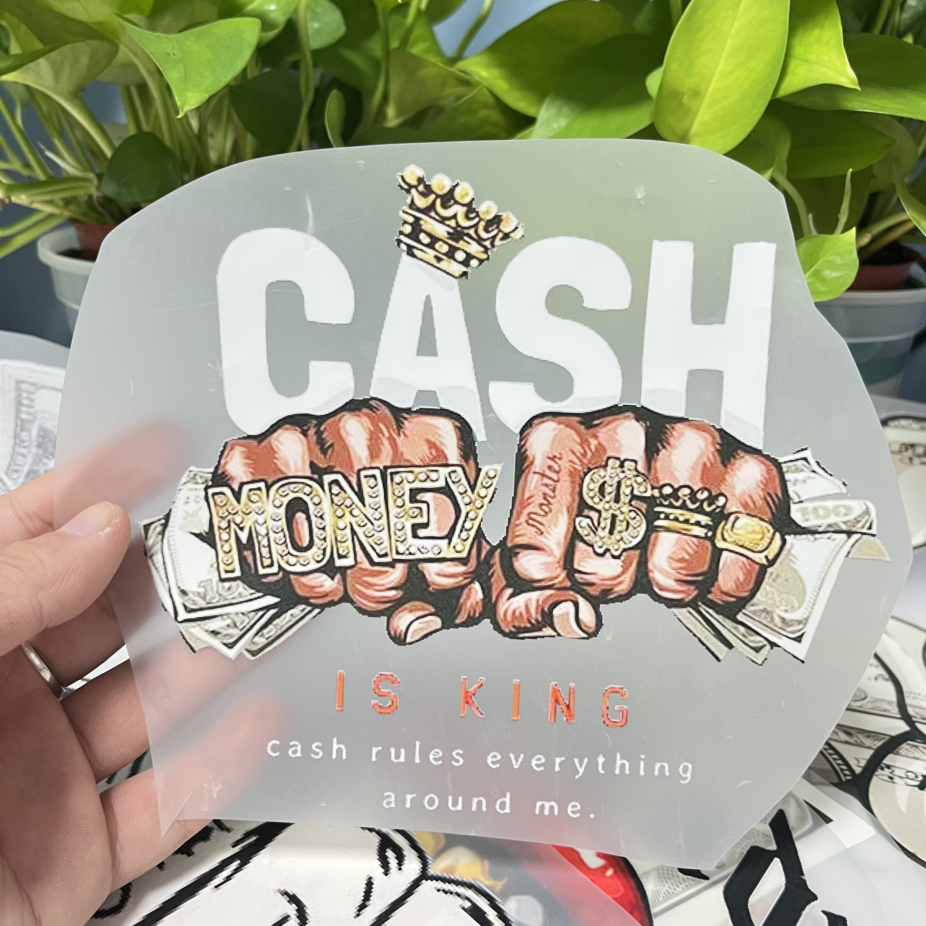 Custom DTF Transfer Printing Heat Press Transfers Vinyl Plastisol Label Stickers Clothing Bags Made Silicone Screen Printing