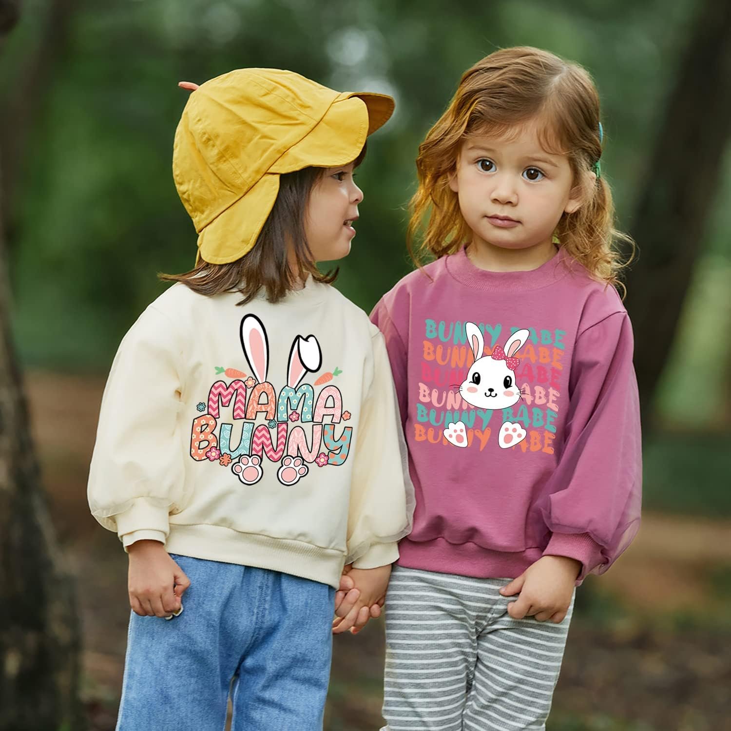 Easter Iron Transfer Stickers Cute Rabbit Eggs Designs for T-Shirts Clothing Hats-DIY Heat Transfer Printing HTV Decals Paper