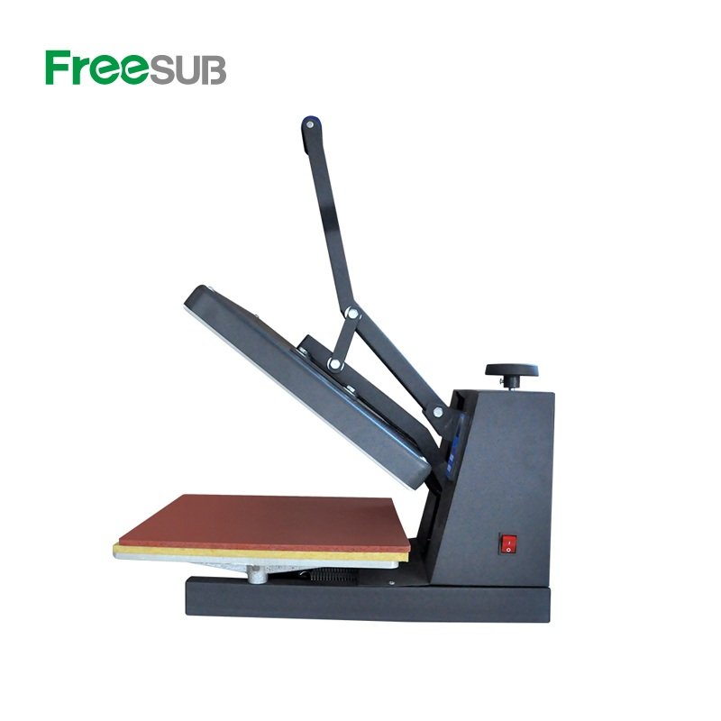 Freesub 38*38cm Flat Simple Heat Press Transfer Machine Manual T-Shirt Printing Machine t shirt sublimation machine