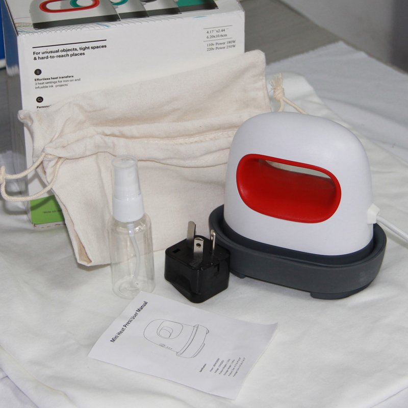 Small Mini Handheld Simple Heat Press Machine for Hat Short Sleeve Pattern Heat Transfer Printing