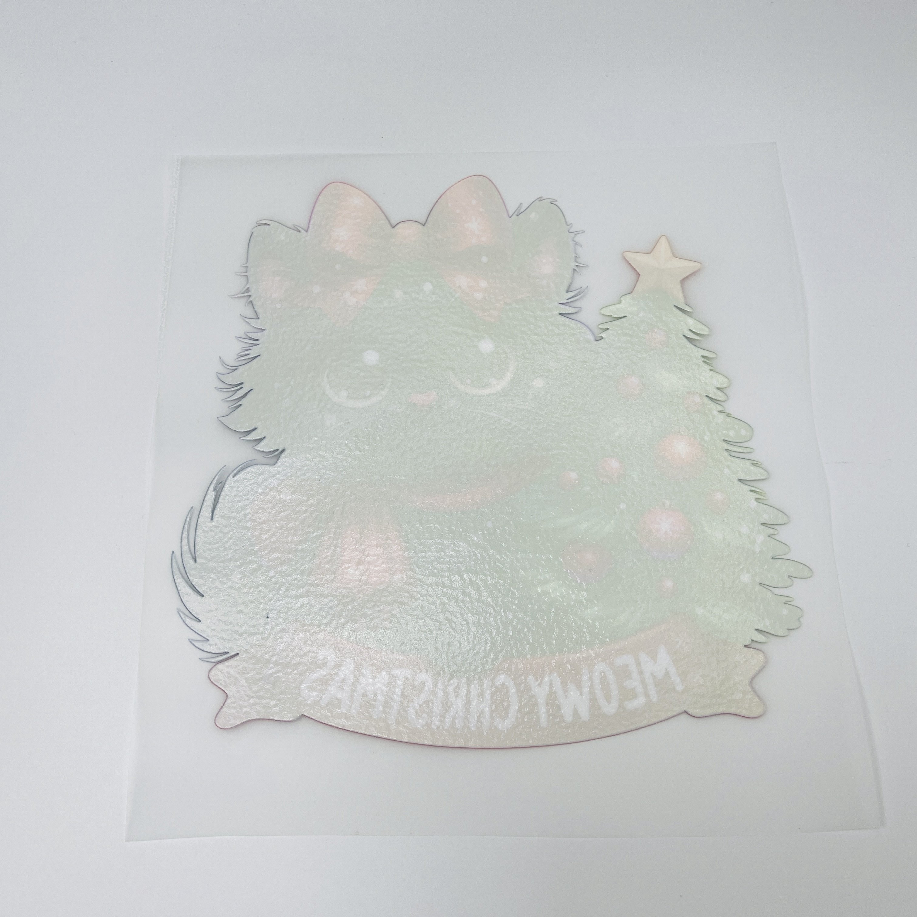 Wholesale custom Christmas cute designs iron vinyl stickers plastisol screen transfer printing dtf heat transfer for t shirts