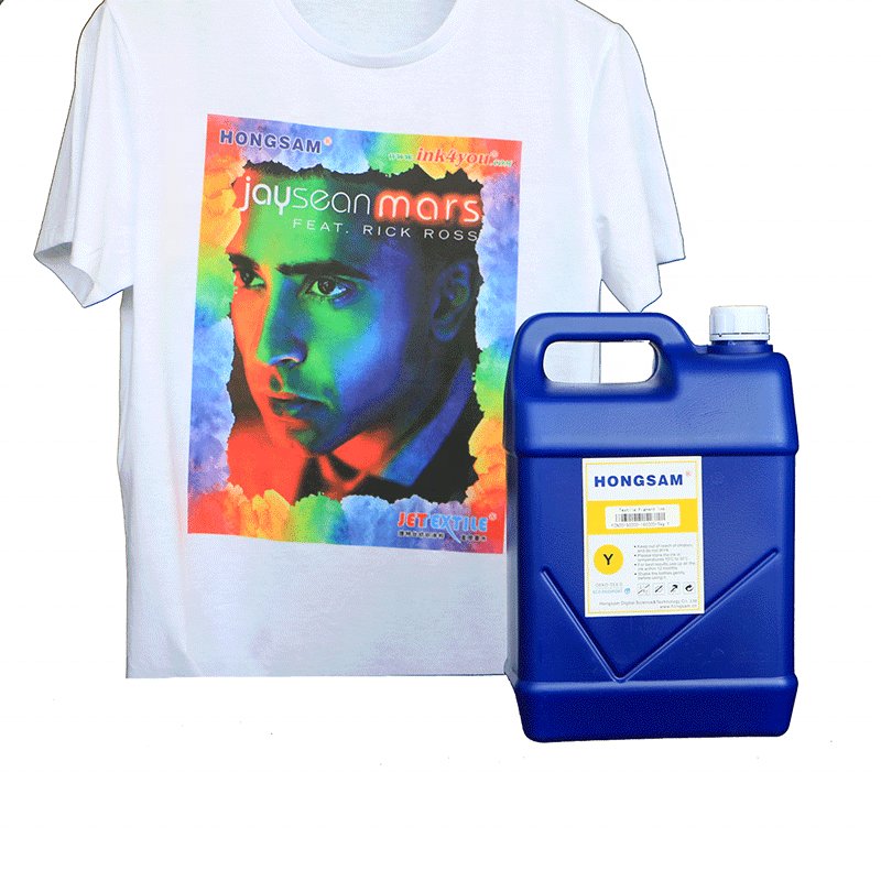 Hongsam Water Based New Technology Dtf Direct To Film Ink For Epson i3200 4720 dx5 xp600 heads