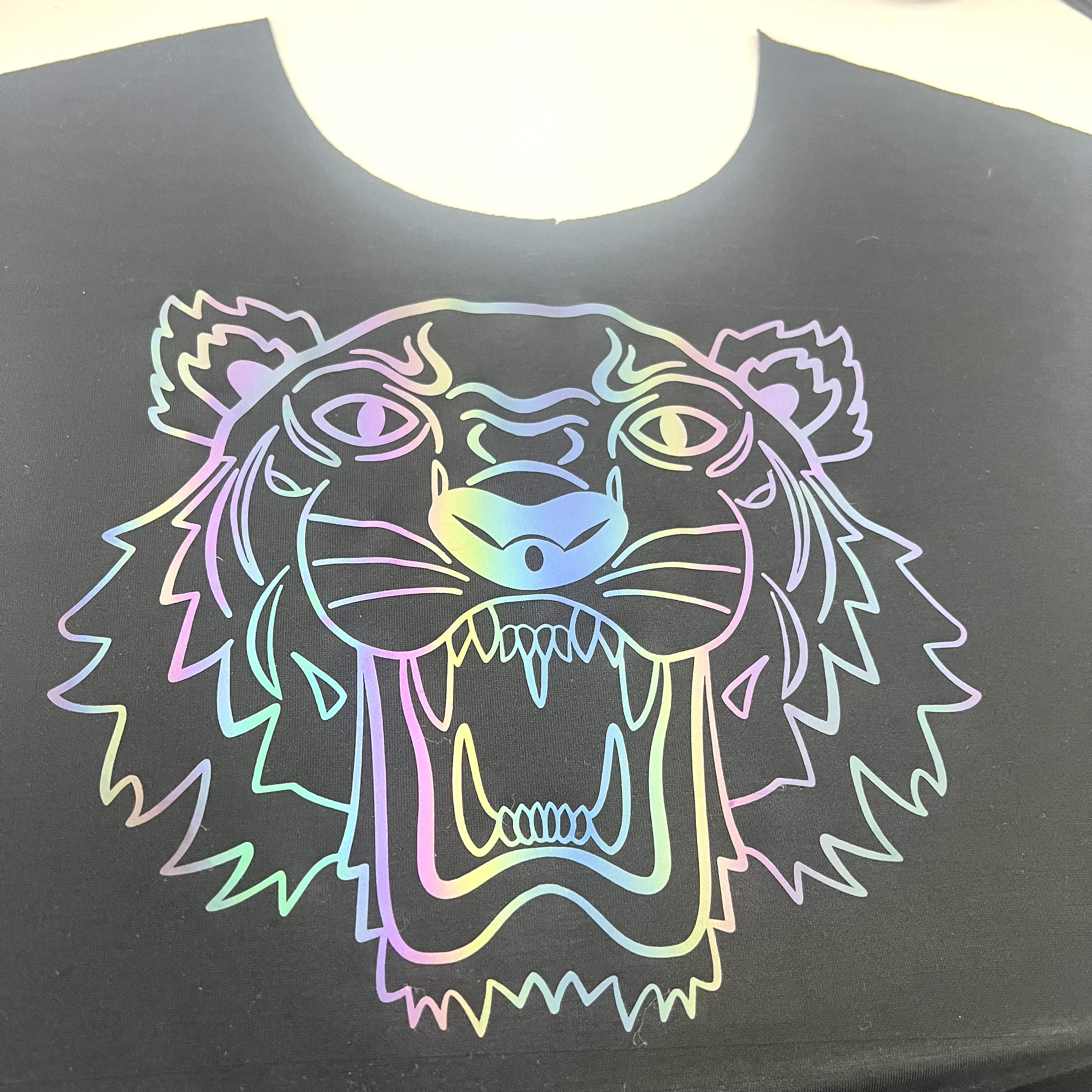 Yunshang Custom DTF reflective HTV vinyl heat transfer special material vinyl transfer printing for t-shit