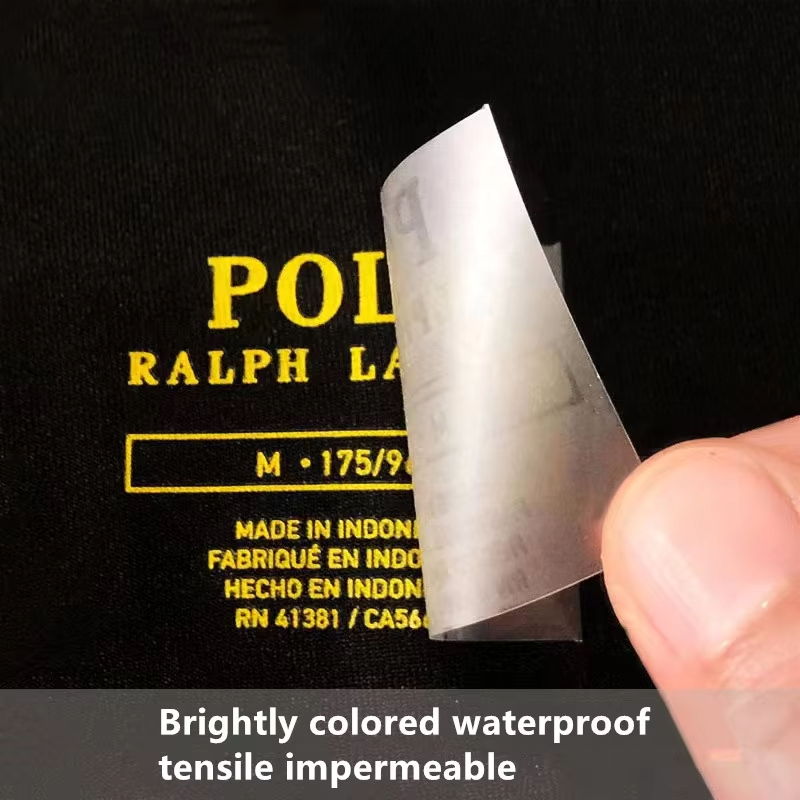 clothing tags labels custom Iron On Tag Clothing accessories labels Heat Transfer Luxury Washable Care Label
