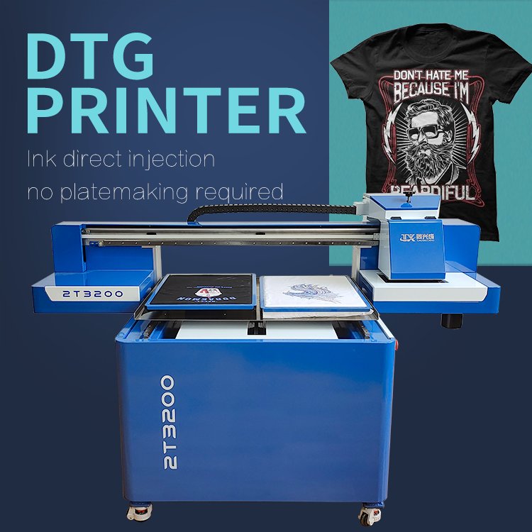 Whole Sale Small A3 A1 Custom Xp600 DTG Printer T-shirt Printing Machine Clothes Printer On Dress For Clothes Tshirts