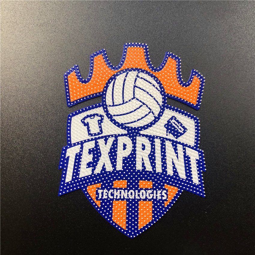 Custom Heat Transfers Printed 3D PVC Rubber Logo For t-Shirt Heat Transfer Press Silicone Label Sticker Clothing Tag