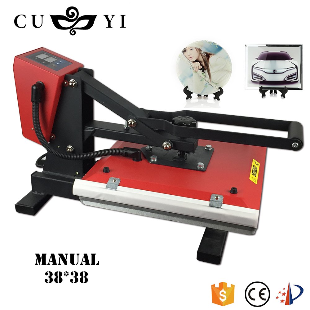 Factory Direct Sale Manual T-shirt Printing Machine Heat Press Machine 38*38