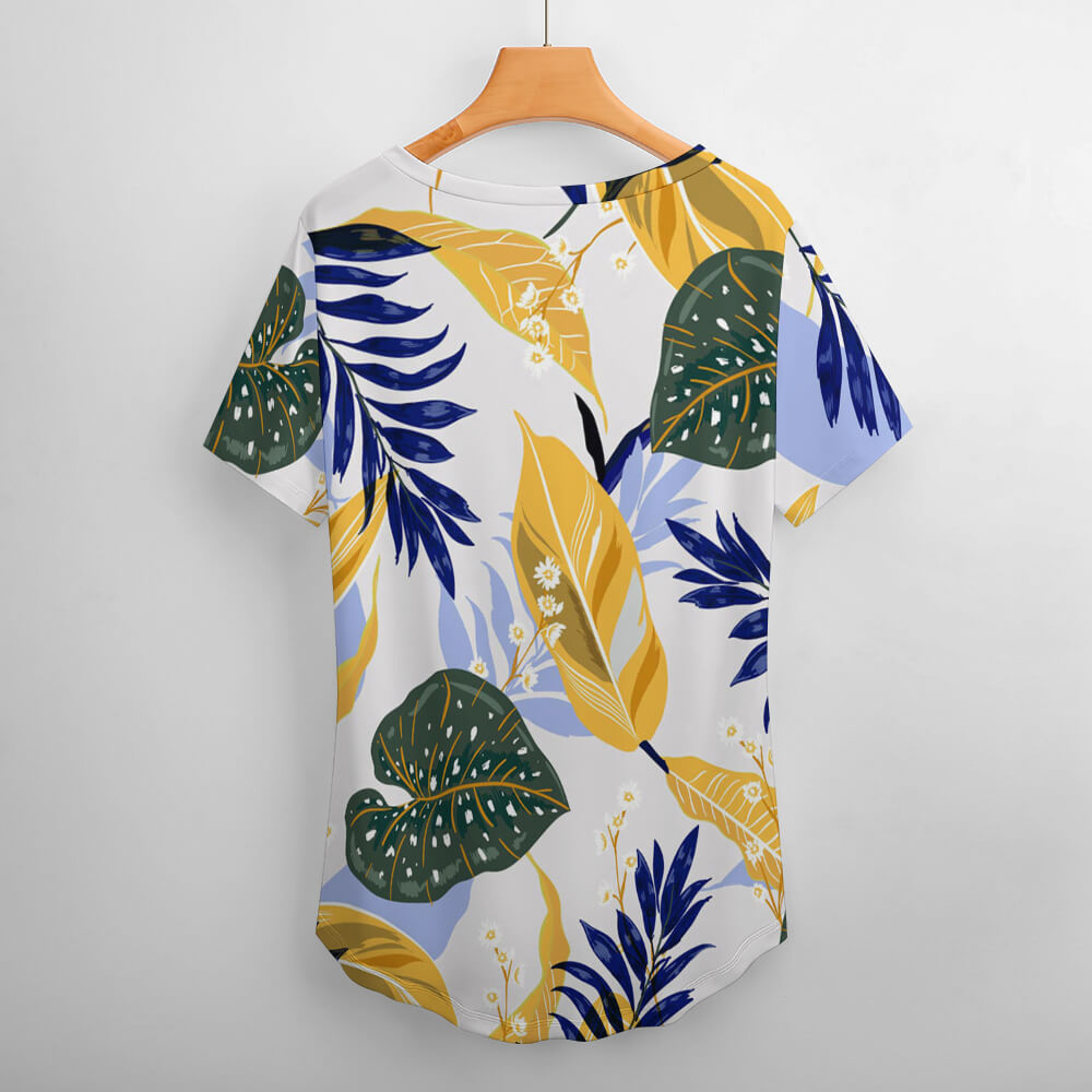 New Design Summer Women Fit Top Tee Super Soft Custom Short Sleeve Oversized Full Print Casual T Shirt V Neck Plus Size T-shirts