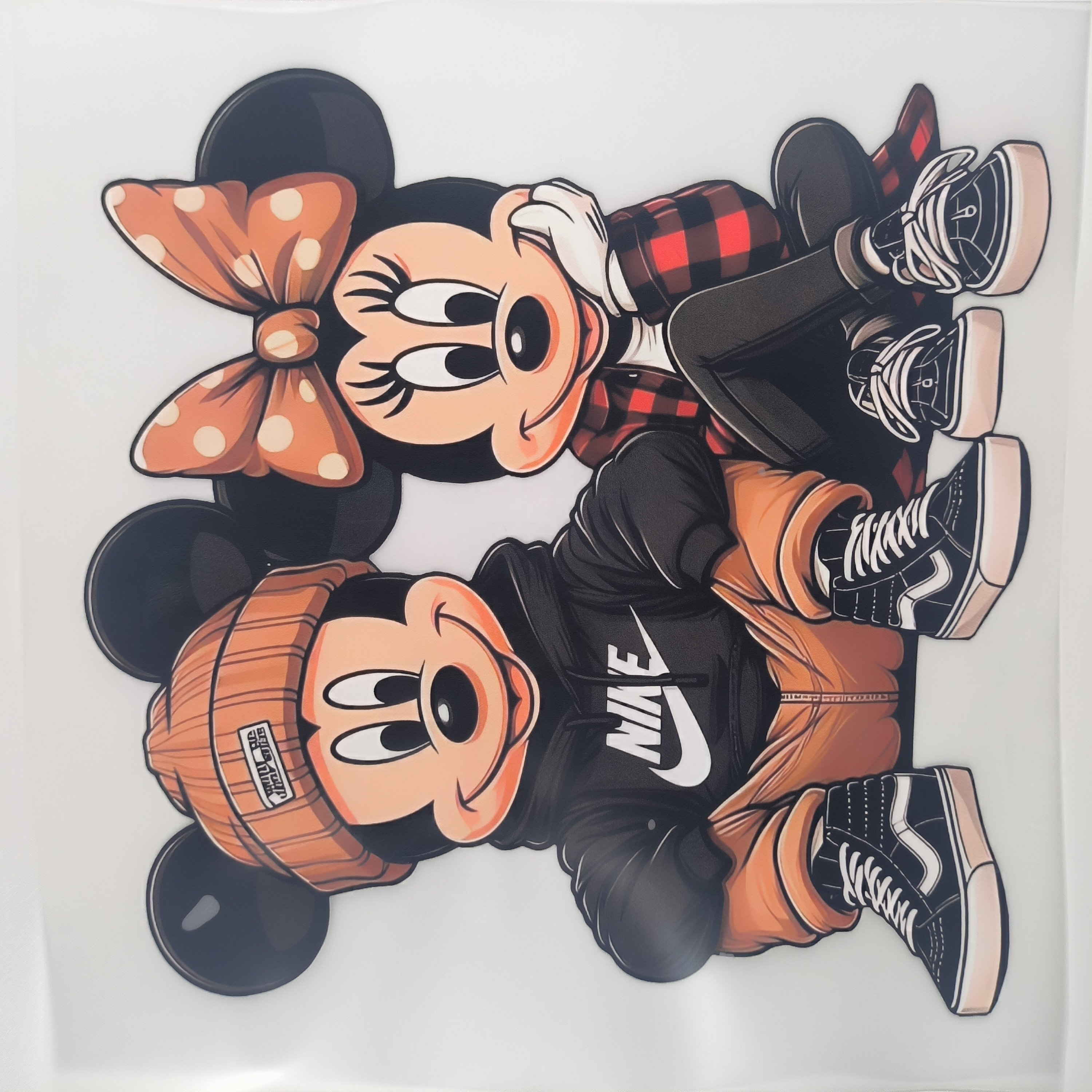 Innovative design dtf custom fashion brand pattern screen printing vinyl stickers design ironed clothing DTF heat transfer