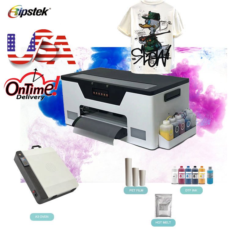 Xp600 Dtf Printer A3 Direct to Film Industry Use Digital Transfer Film 30cm DTF Printer dtf a3 printer with heat Oven