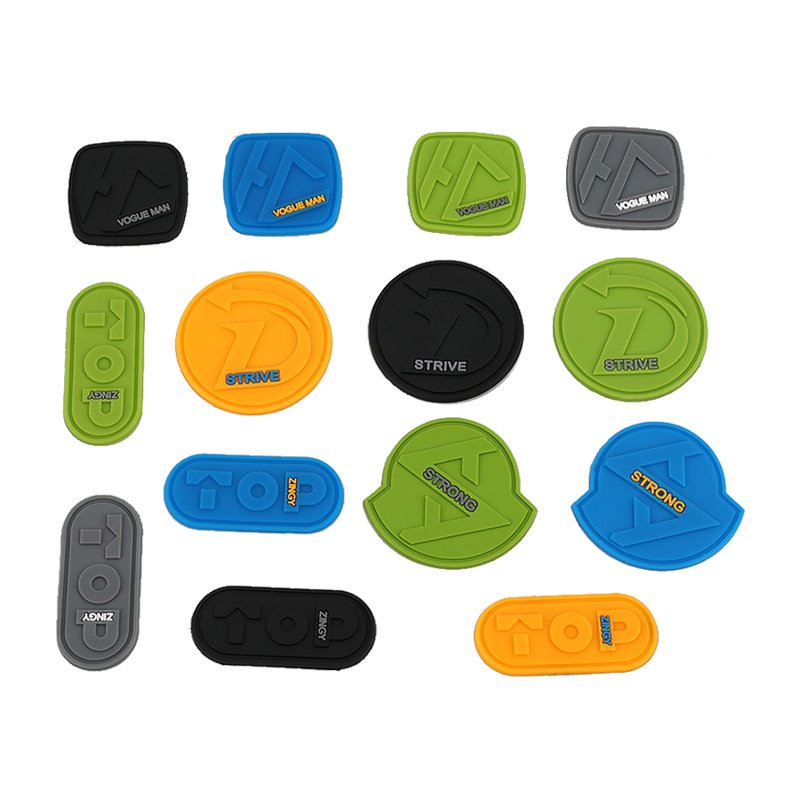 Wholesaler Soft Silicone Badge Excellent Strong Plastic Patches Clothing Tags Custom Rubber Embossed 3D Logo Hat Pvc Patch