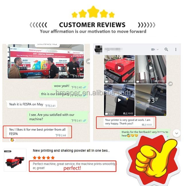 2024 automatic new dtf printing and shaking powder oven dtf printer 60cm i3200 2 head