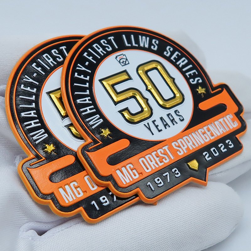Custom Factory Embossed TPU Patches Heat Transfer Printing of Sustainable Football Team Club Logo