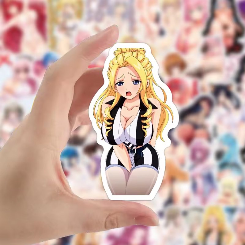 Vinyl Anime Mixed Stickers Waterproof Screen printing By Manufacturers Heat transfer printing Cartoon Stickers