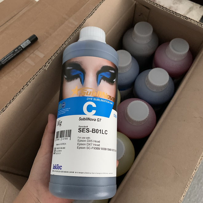 Inkjet Printer sublimation printing inks Inktec SES sublinova sublimation ink korea for F9200/F9300/F9270/F9370/F9330 printer
