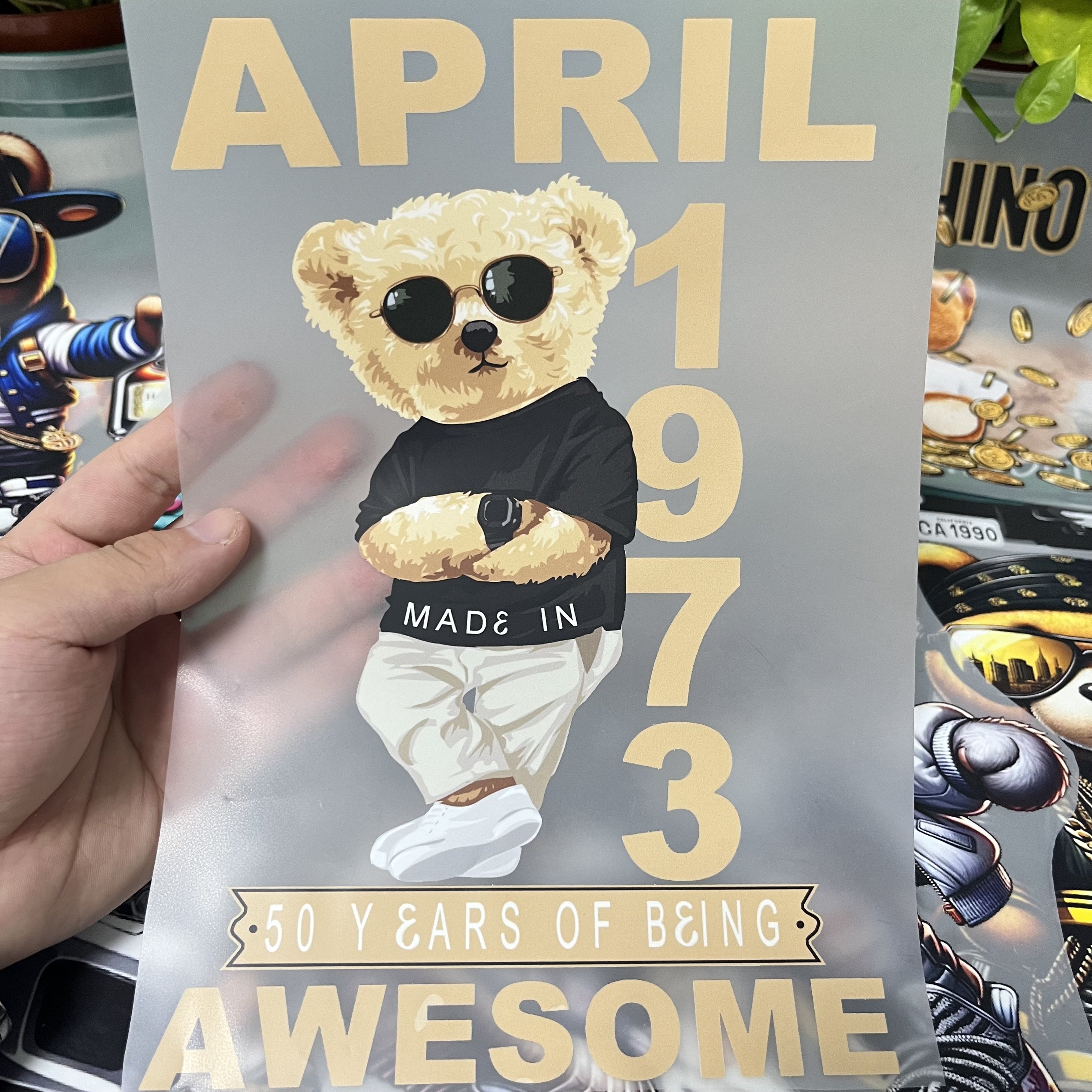 Factory Wholesale High Quality DTF Heat Transfer Printing Stickers for T-Shirts dtf transfers designs ready to press