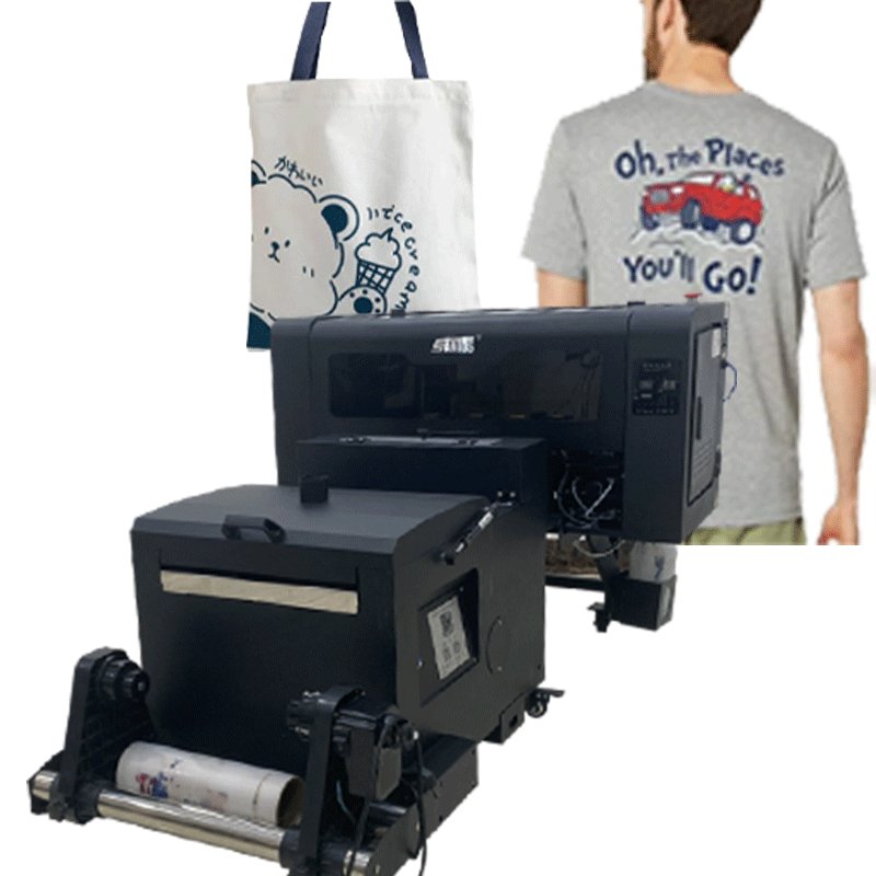 screen printers dtf printing machine for t shirt clothes 60cm fabric printing machine