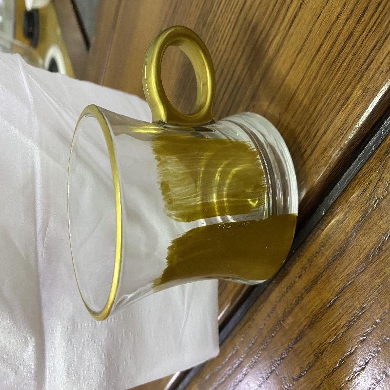 Low Temperature Golden Gold Water Transfer Decal Customized Glass Decal Paper