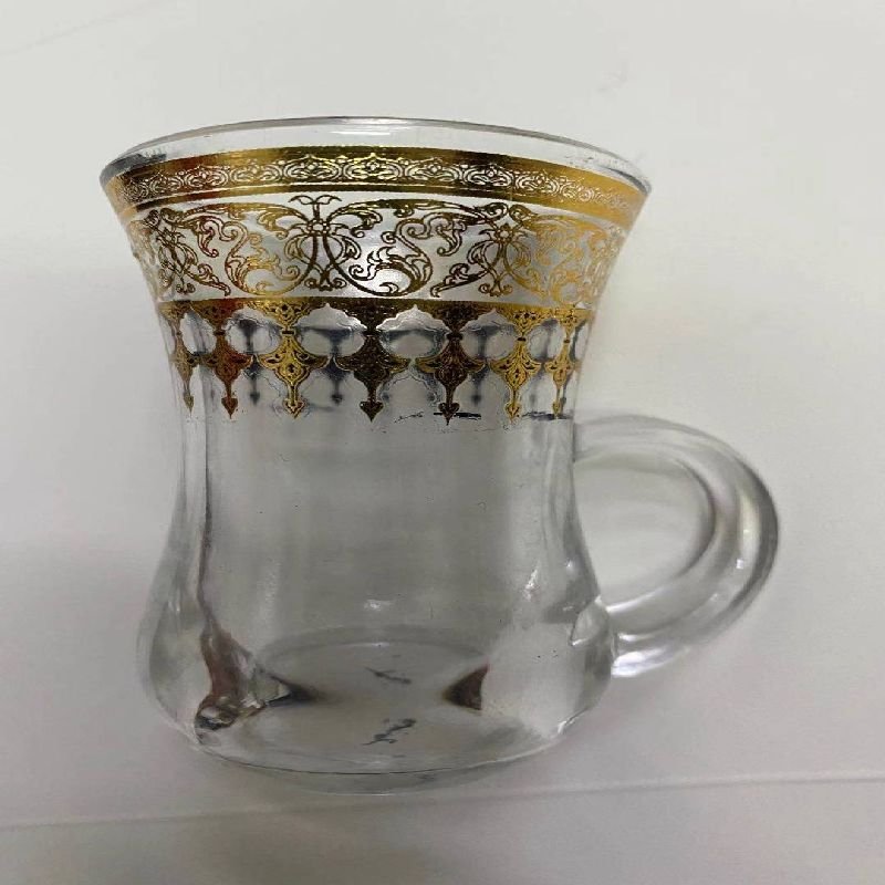 Low Temperature Golden Gold Water Transfer Decal Customized Glass Decal Paper