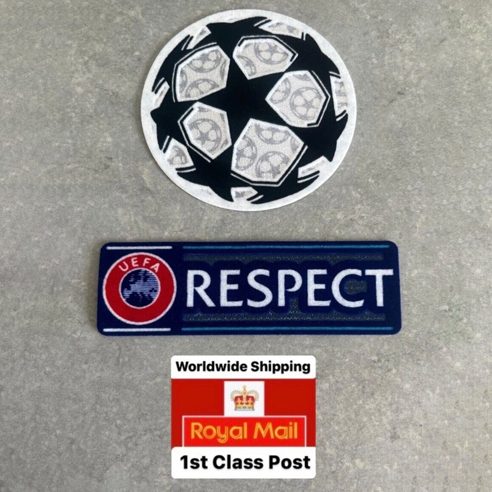Hot Sale Custom Champions League Badges Heat Transfer Printing Sports Football Team Club Soccer Ball 3d Flock Patch for Jersey