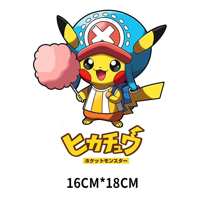 whole sale cute cartoon design heat transfer printing sticker for t-shirts