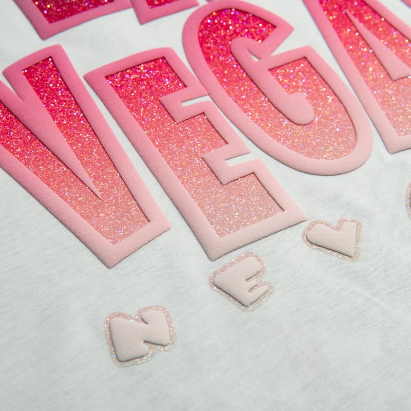 EYD Custom Rhinestone T Shirt Hoodie Logo Heat Transfer Printing Colorful 3d Vinyl Puff Print Heat Transfer