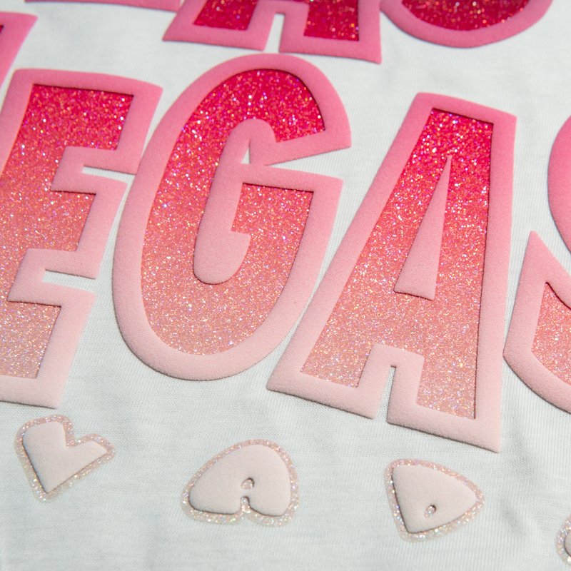 EYD Custom Rhinestone T Shirt Hoodie Logo Heat Transfer Printing Colorful 3d Vinyl Puff Print Heat Transfer