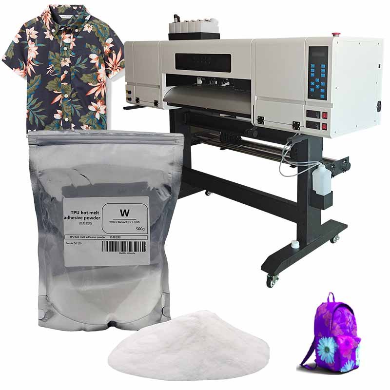 DTF Adhesive powder Factory Price White Hot Melt Powder 1kg dtf hotmelt powder for Dtf Heat Transfer Printing