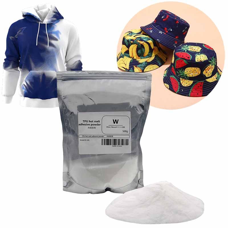 DTF Adhesive powder Factory Price White Hot Melt Powder 1kg dtf hotmelt powder for Dtf Heat Transfer Printing