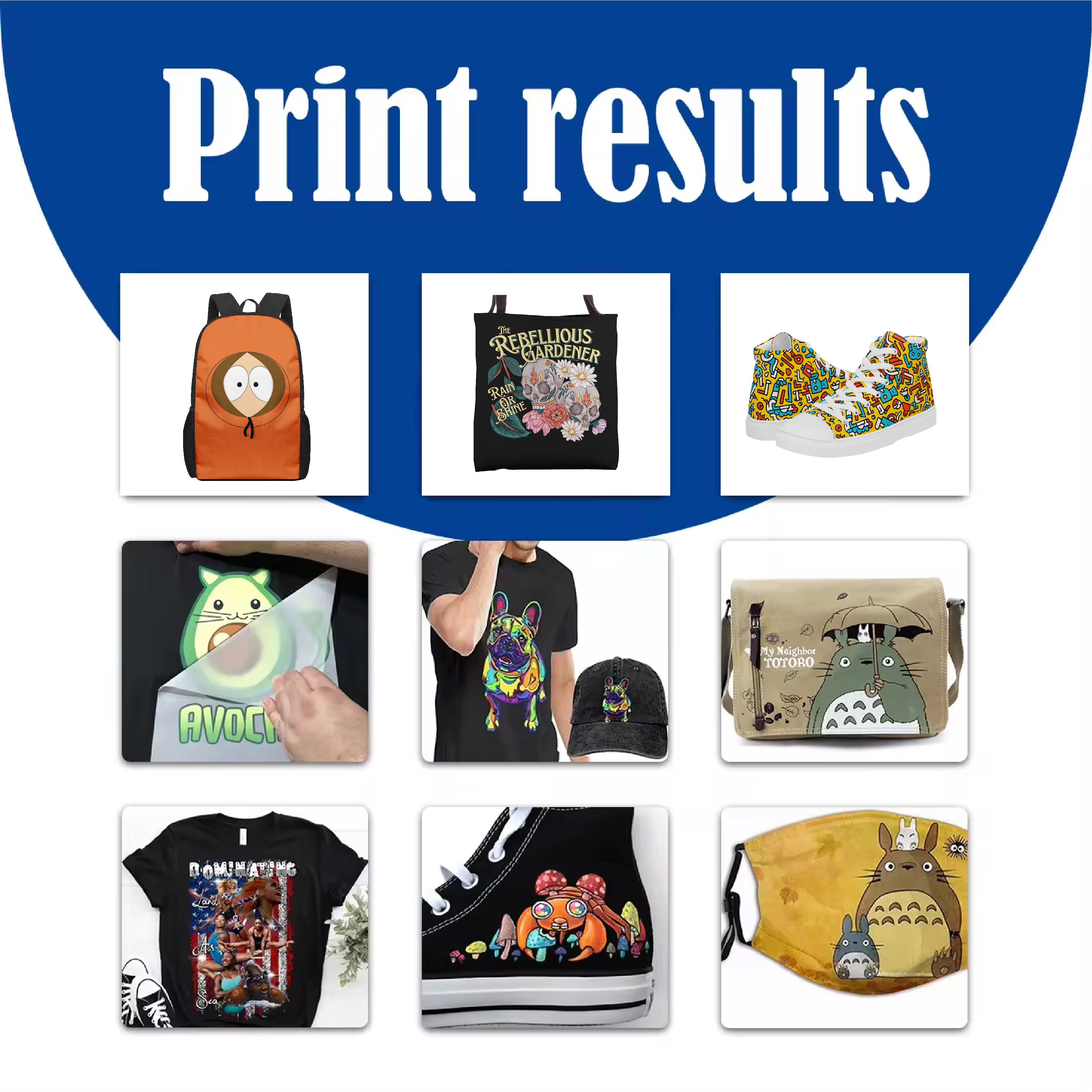 a3 High Productivity Inkjet dtf printer transfer film printer for T-shirt procolored dtf printer