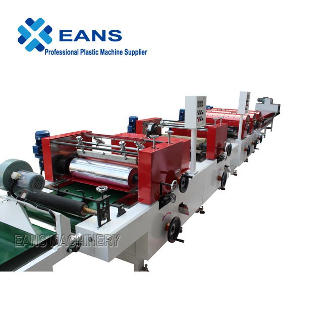 Low temperature heat transfer printing machine for PVC ceiling panel