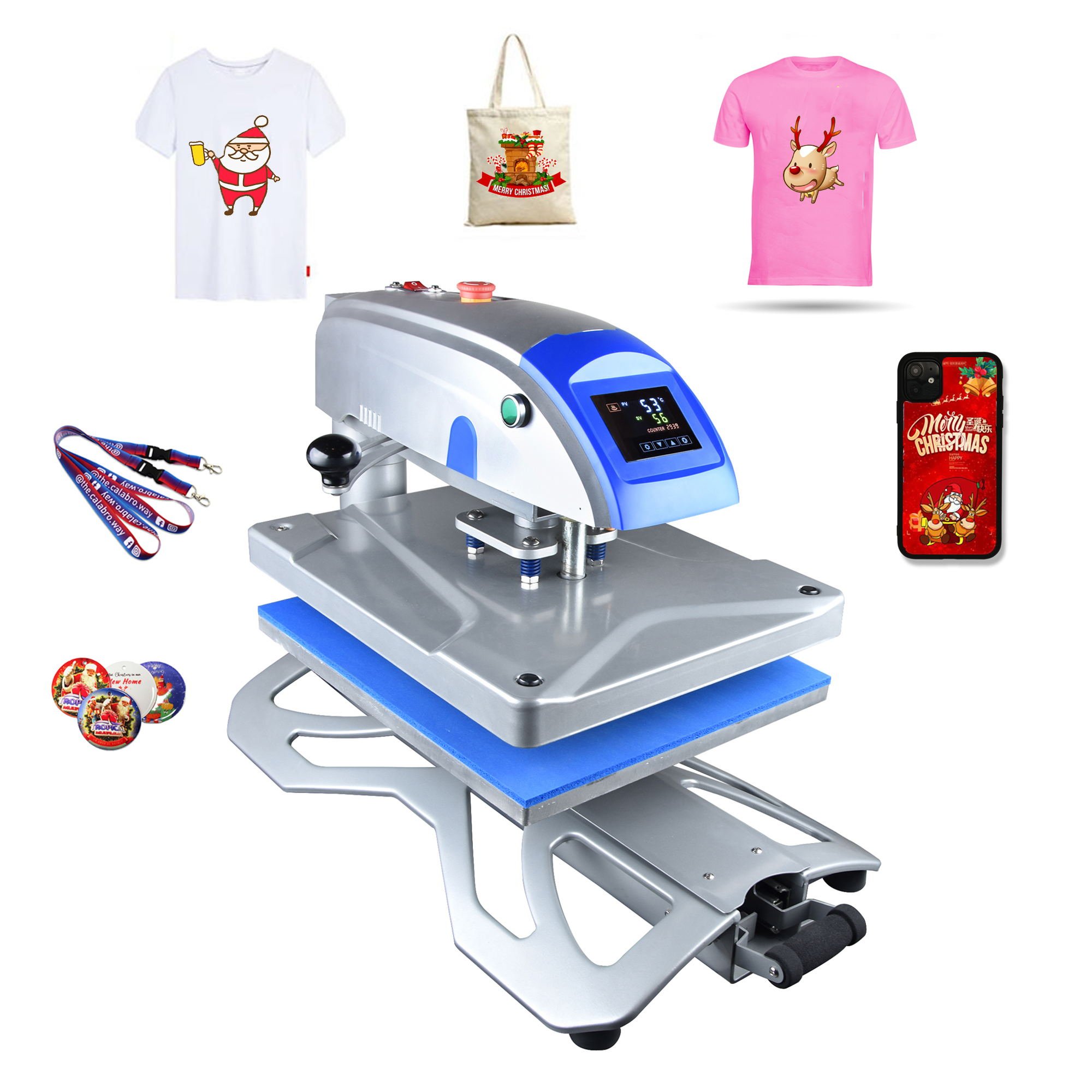 40x50 Swing Away Automatic Electric TShirt Sublimation Heat Press Machine With Slide Out Drawer