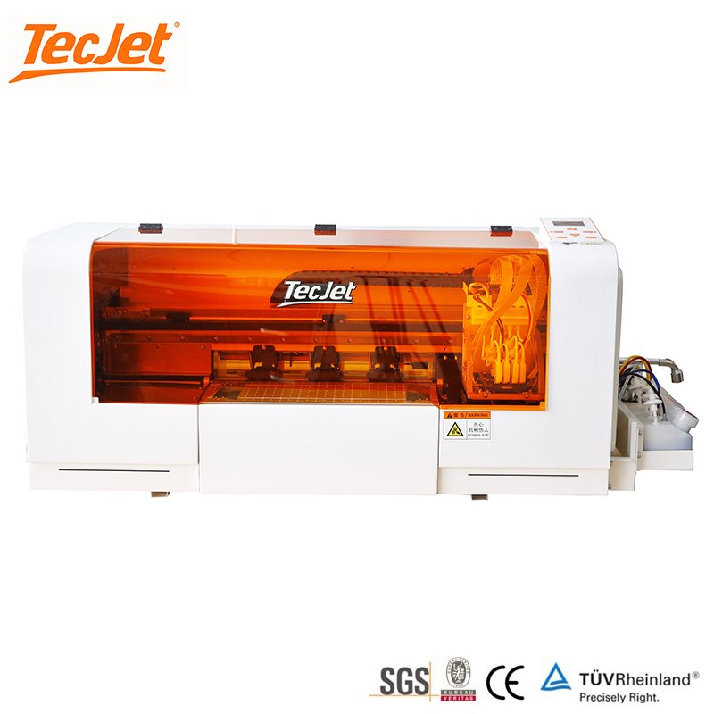 Professional Dual Top Heads Fast Speed DTF Transfer Printing Machine transfer images on T-shirts aprons Powder Shaking Machine
