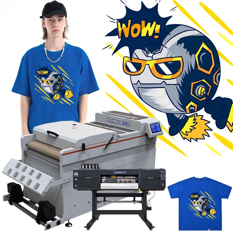 DTF Printer 60cm Page Width DTF Printer Cotton T-shirt Transfer Printing Machine PET Film Printer With Epson Printhead