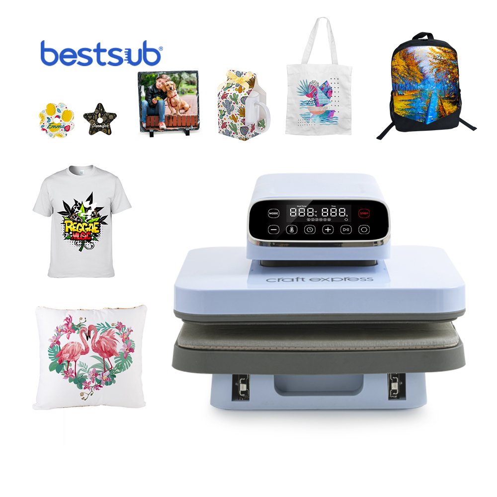 Craft Express Wholesale Factory Auto Open 15x15 inch Flat Drawer Heat Press Machine for DTF Film Cycling Pressing Function