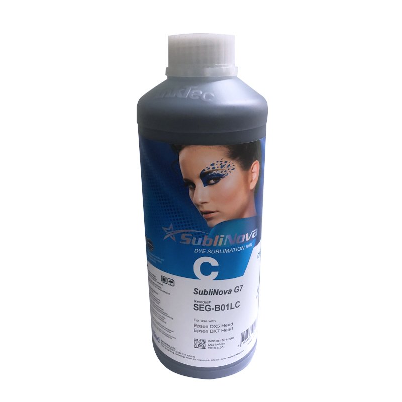 High Quality 4x 1 Liter Sublinova SEG Dye Sublimation Korean Ink 4 Color for Printers