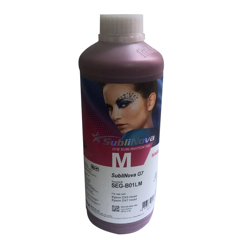 High Quality 4x 1 Liter Sublinova SEG Dye Sublimation Korean Ink 4 Color for Printers