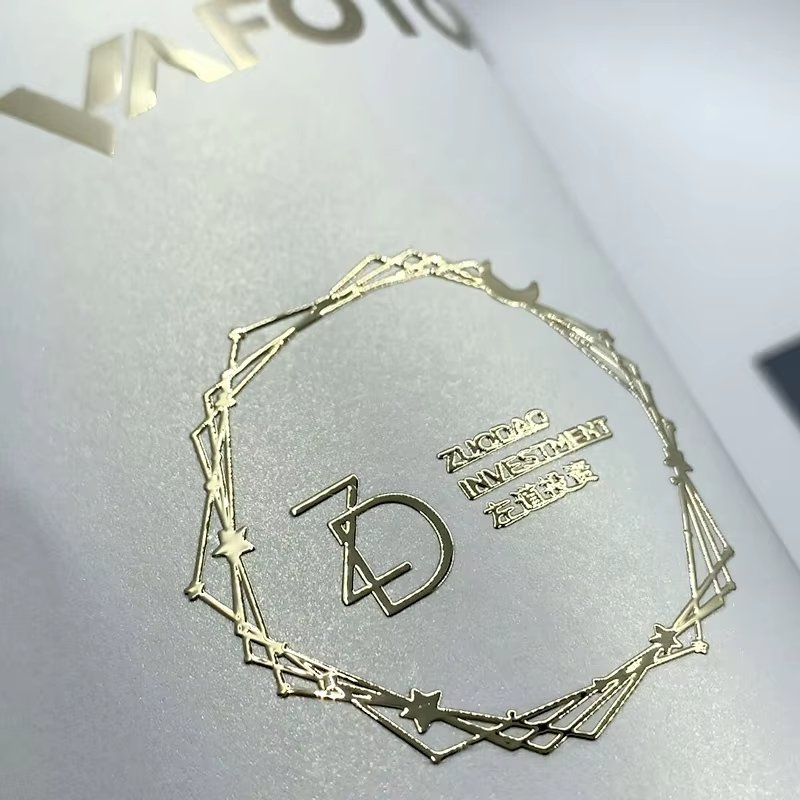 Custom Gold Adhesive Metal Label Sticker Transfer Printing Brand Logo for Metal Products High Quality