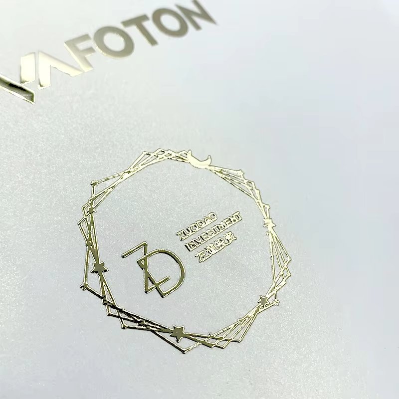 Custom Gold Adhesive Metal Label Sticker Transfer Printing Brand Logo for Metal Products High Quality