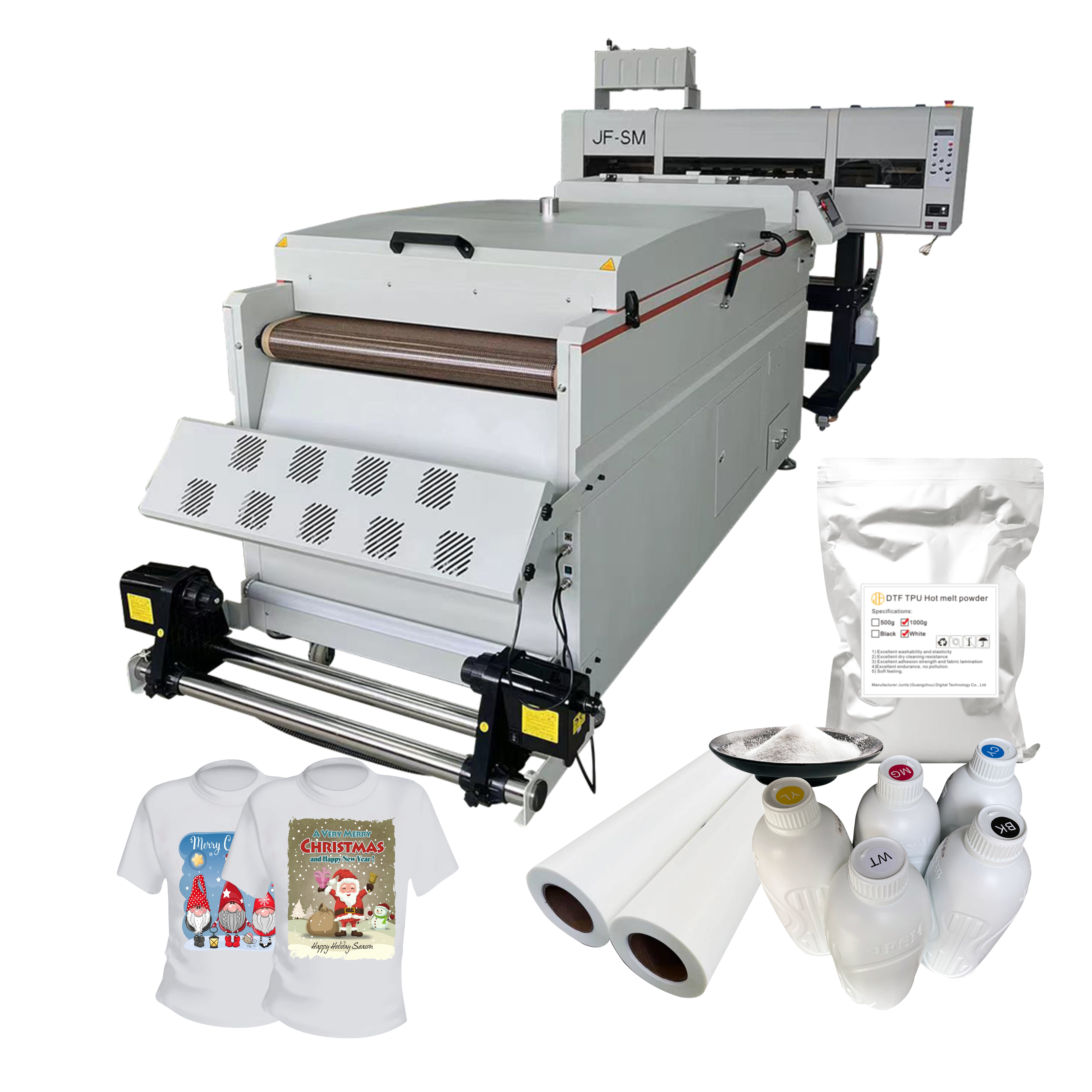 24 inch a1 dtf printer dtf film for tshirt transfer printing automatic t shirt dtf printer for clothes