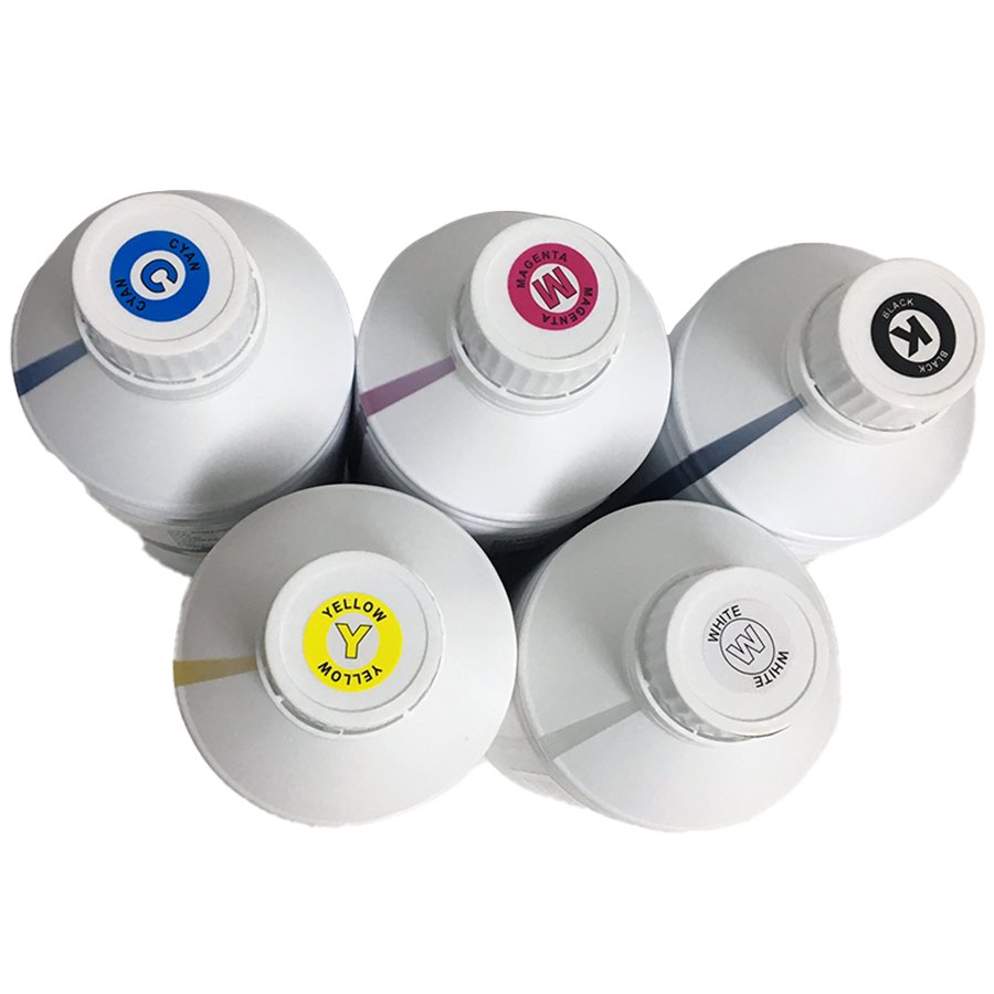 DTF White Ink 1000ML Refill For Epson Printhead DX5 DX7 XP600 L3200 TX800 L1800 DTF Printer for DTF Heat Transfer Film Printing