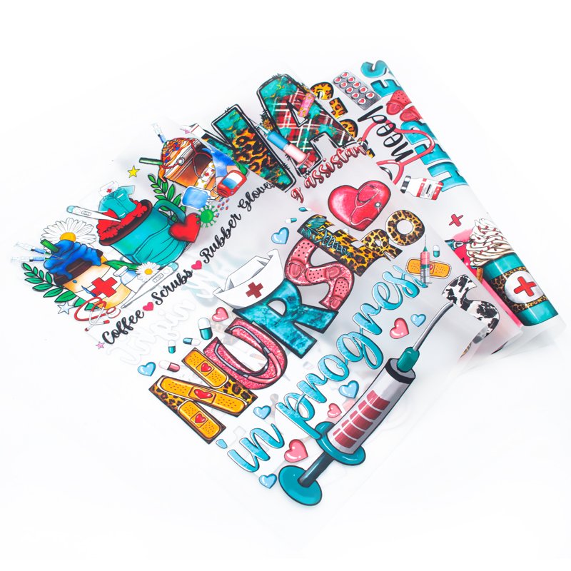 ready to press heat transfer designs nurse Life screen print transfers wholesale dtf plastisol transfers for t shirts