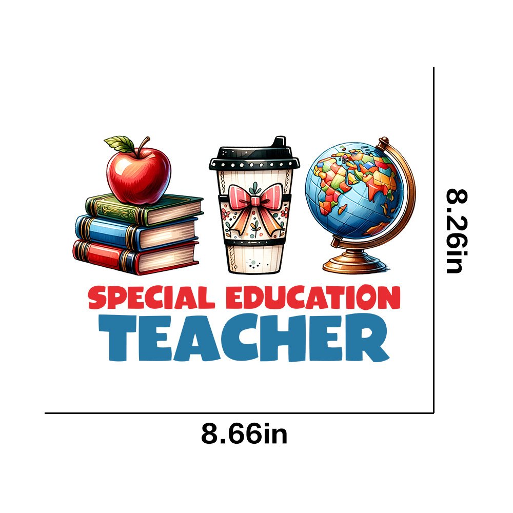 RJ Custom Size Plastisol Iron-On Transfer Paper Film for Teacher Tshirt Heat Transfer Printing for Garments and Bags
