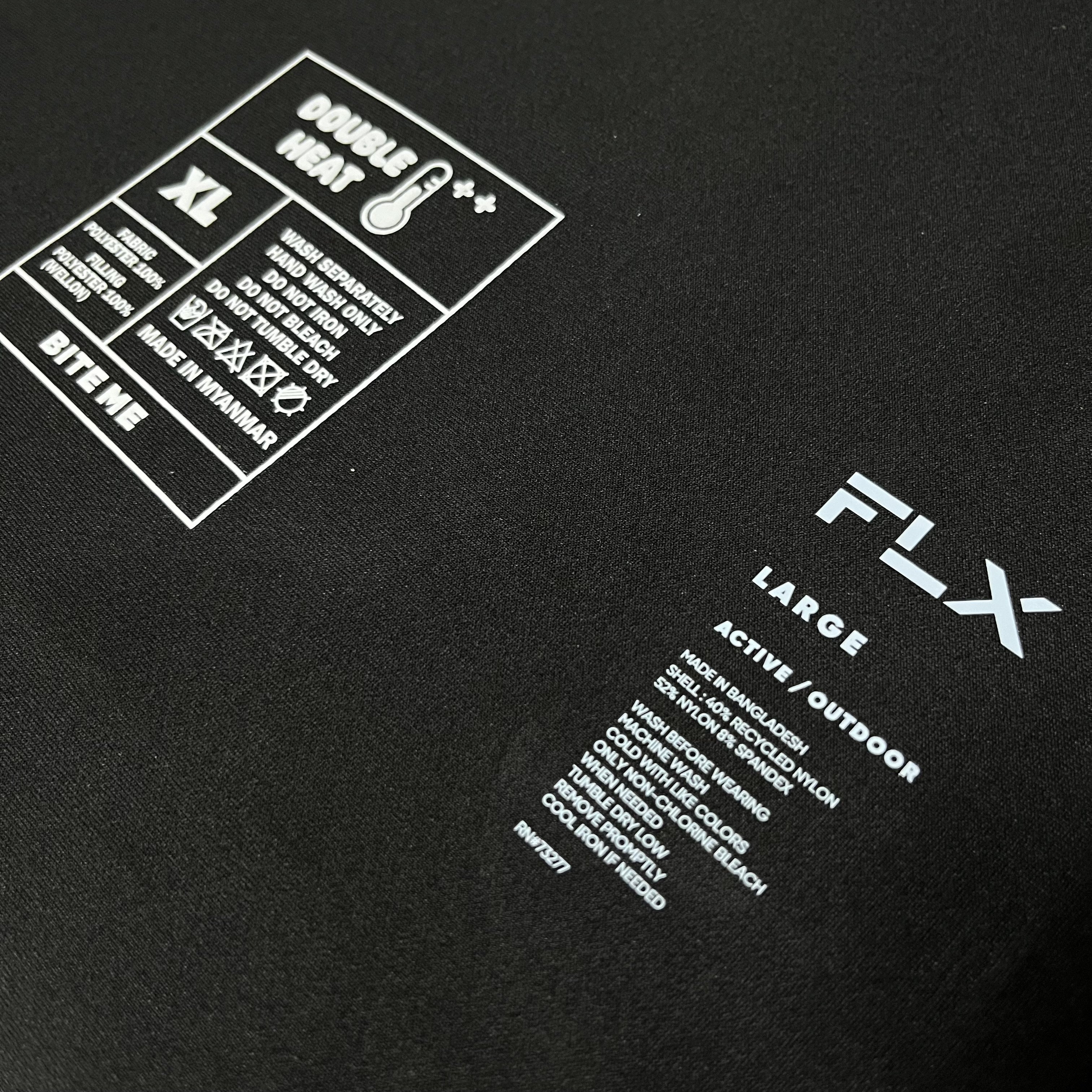 Wholesale Custom Brand Name Neck Labels for T Shirts High Quality Silk Screen Printing Low Price Heat Transfer Machine Wash Care